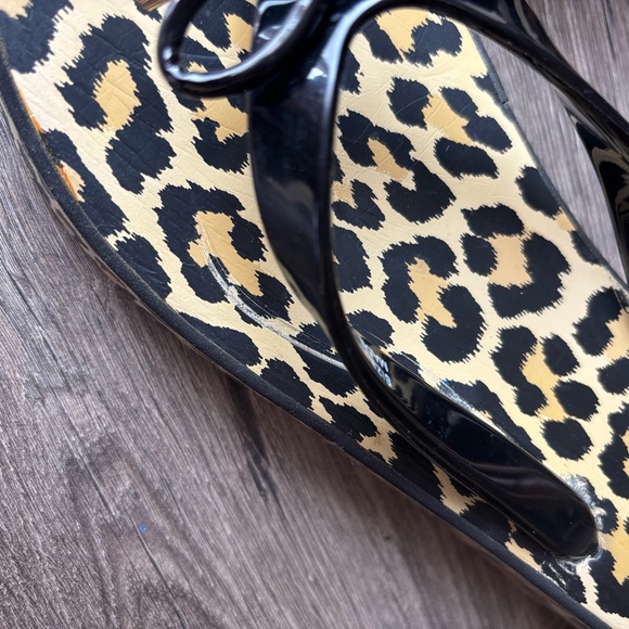 Kate Spade Leopard Print Platform Sandals size 9M - Picture 10 of 11